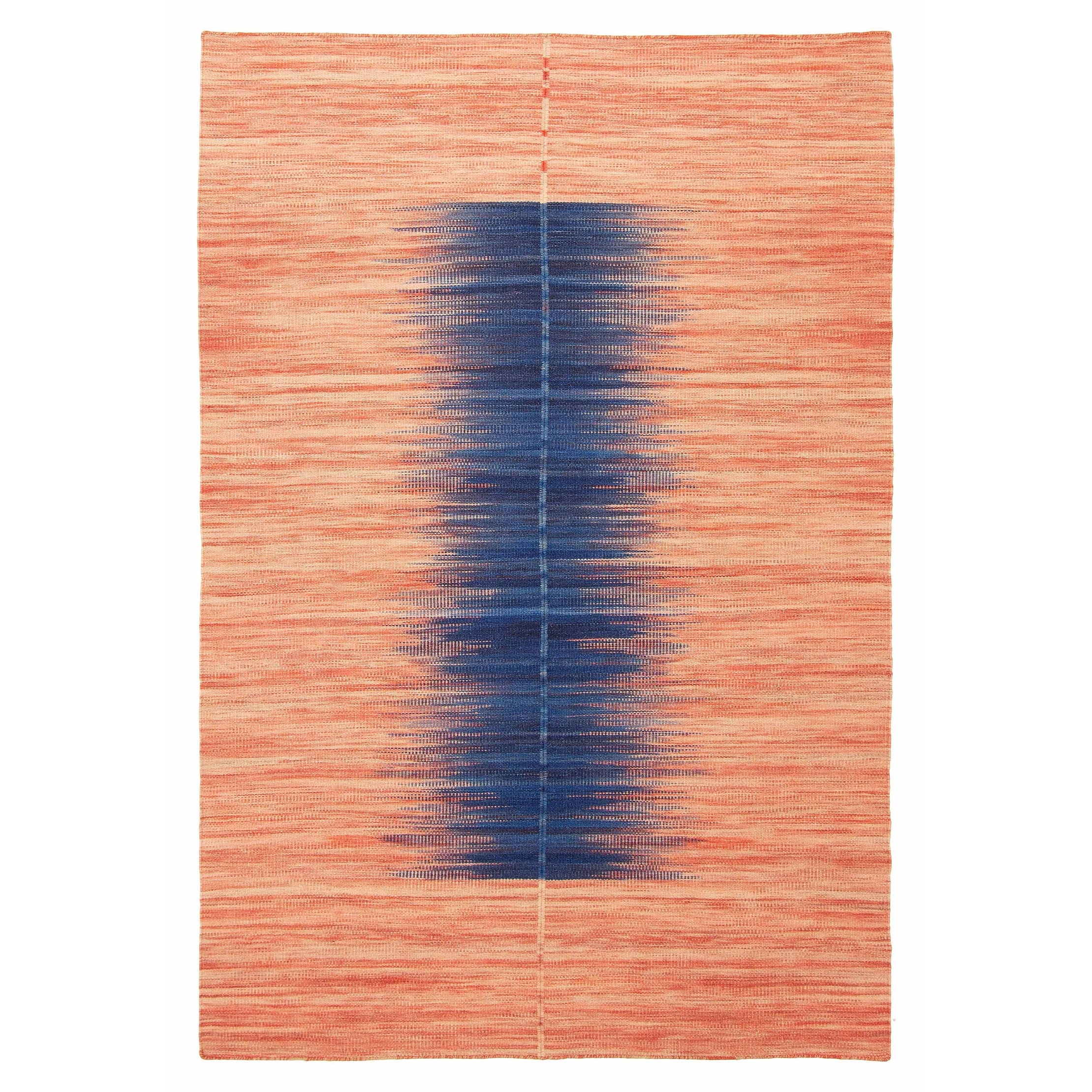 ECARPETGALLERY Flat-Weave Ankara FW Red Wool Kilim - 5'3 x 7'7