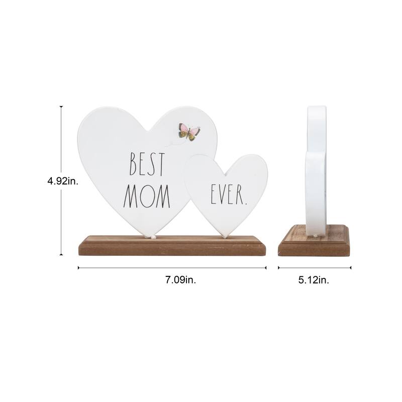 Rae Dunn Mom Themed Desk Plaque