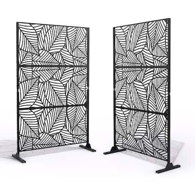 2Set Patio Outdoor Privacy Metal Screens and Panels