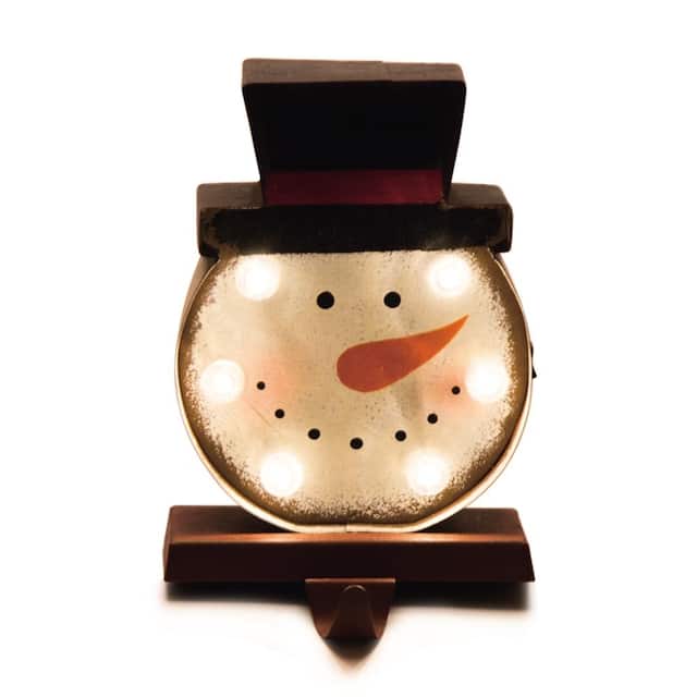 Glitzhome Christmas Marquee LED Stocking Holder