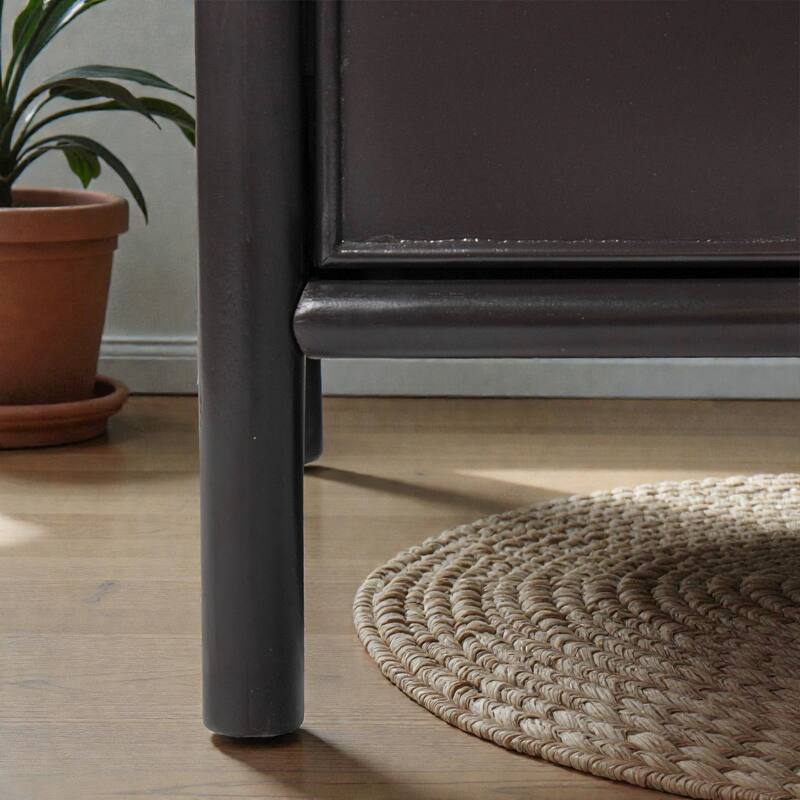 48'' Modern Storage Cabinet with 6 Drawers, Large Entryway Sideboard for Living Room or Dining Room, Solid & Manufactured Wood