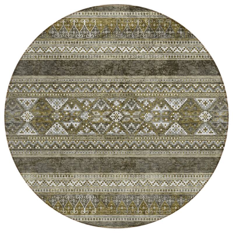 HomeRoots Southwestern Transitional Rectangle Outdoor Rug