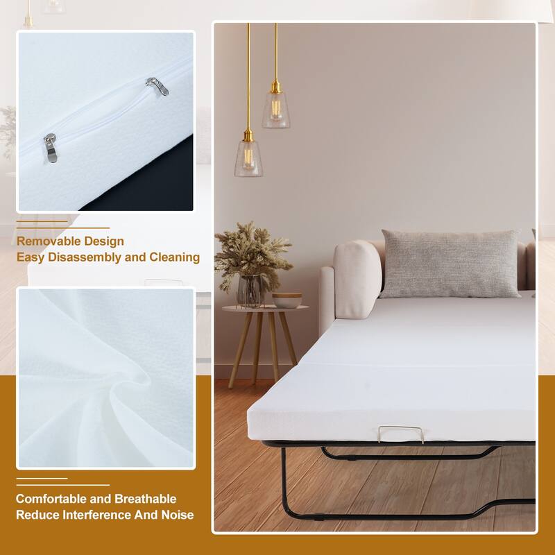 Foldable Pull Out Sofa Bed Replacement Mattress, Sofa Not Included