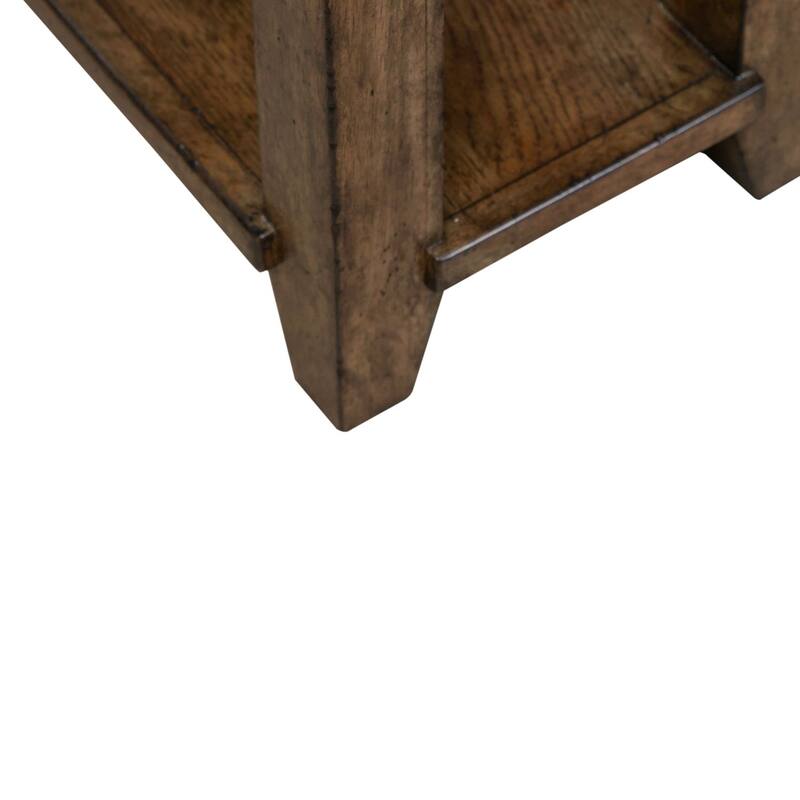 Liberty Furniture Carolina Park Console Table, Optional 2 Upholstered Stools