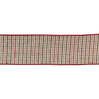 Plaid Ribbon 4" x 10 yds.
