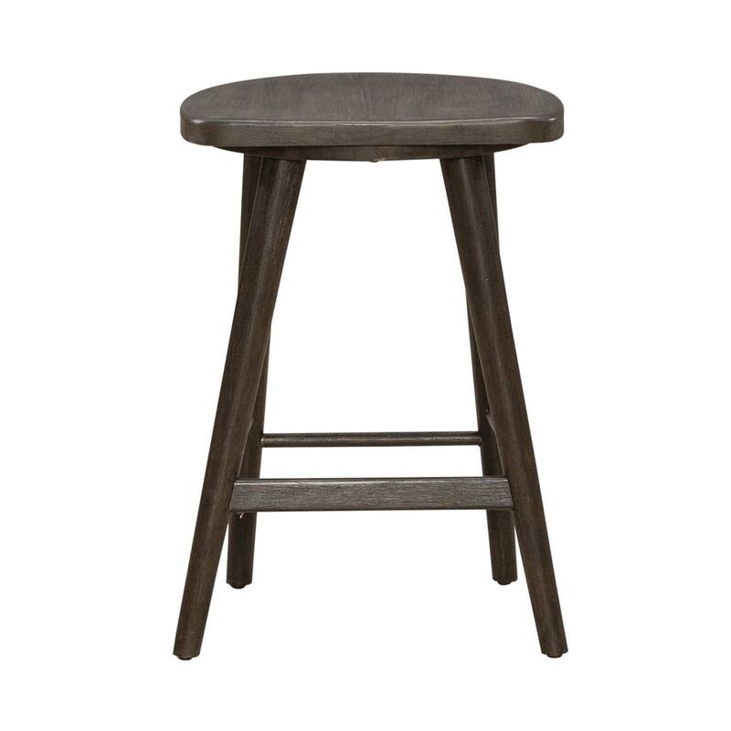 Liberty Furniture City View Console Stool in Coffee Bean Brown - Width 17" x Depth 17" x Height 25"
