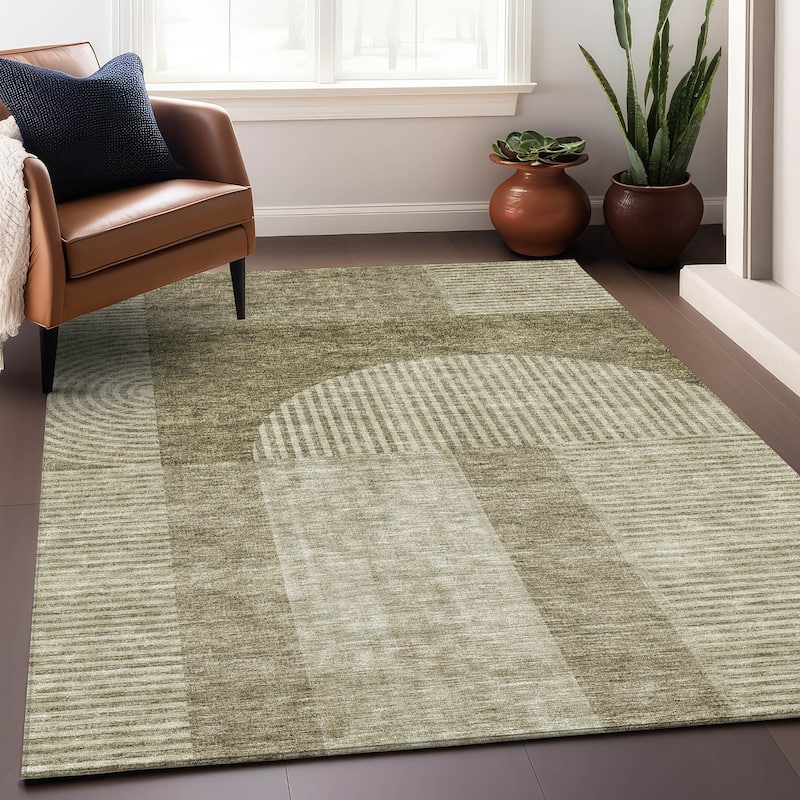 Premium Washable Super Soft Modern Deco Mayfield Rug