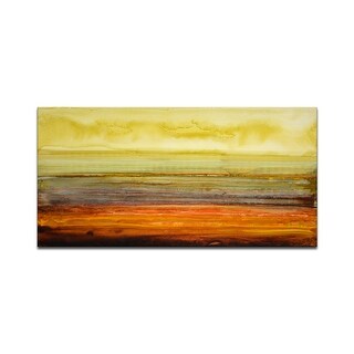 'Amber Coast' Wrapped Canvas Wall Art by Norman Wyatt Jr. - Bed Bath