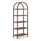 preview thumbnail 6 of 5, NADAAL STUDIOS Elrynn, Arched Wooden Bookshelf - 30"W x16"D x80"H