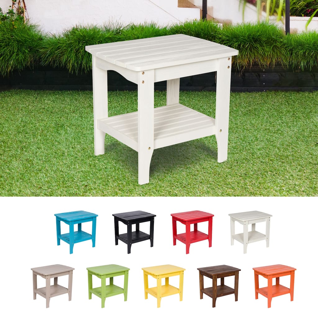 Laguna 24" Weather Resistant Wood Rectangular Table
