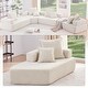 preview thumbnail 4 of 8, Modern Floor Couch Convertible Compressed Couch, Special-Shaped Frame for Oversized Modular U Shaped Sectional Sofa