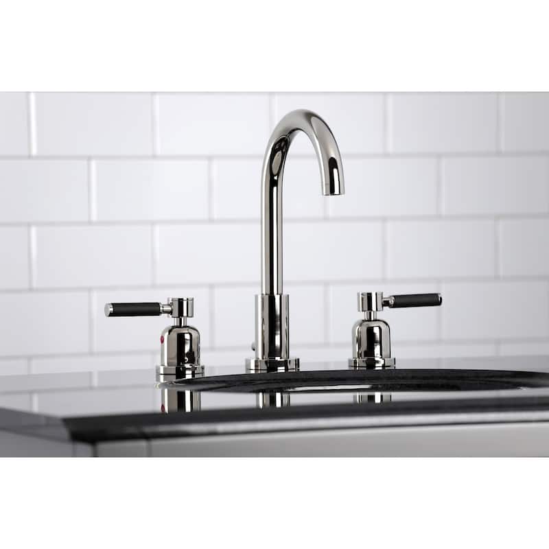 Kingston Brass Kaiser 8-in. Widespread Bathroom Faucet - Polished Nickel