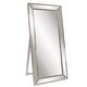 preview thumbnail 4 of 6, Allan Andrews Wood Framed Full Length Titus Floor Mirror - Silver - 70" H x 30" W