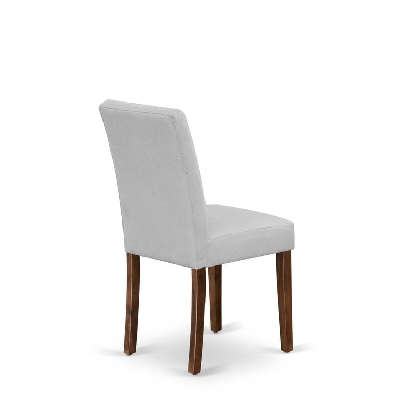 East West Furniture Kitchen Set Includes a Rectangle Kitchen Table and Chairs, Antique Walnut (Pieces Options)