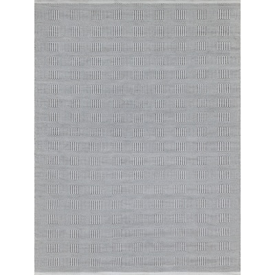 EXQUISITE RUGS Naples Indoor/Outdoor Flatweave PET yarn Ivory/Grey Area Rug.