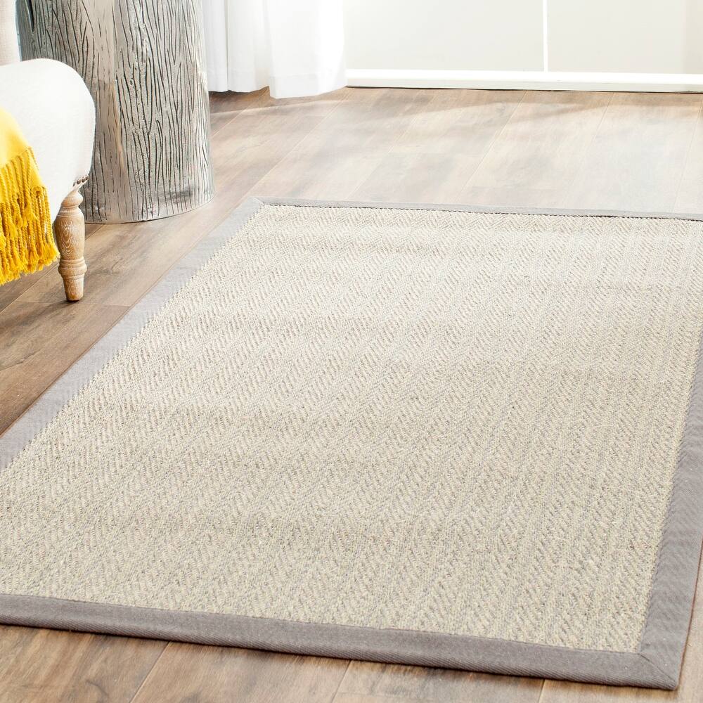 SAFAVIEH Handmade Natural Fiber Hildeburg Border Sisal Rug