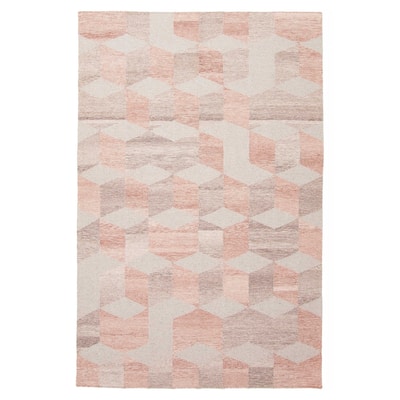 ECARPETGALLERY Flat-Weave Ankara FW Grey Wool Kilim - 5'3 x 7'7