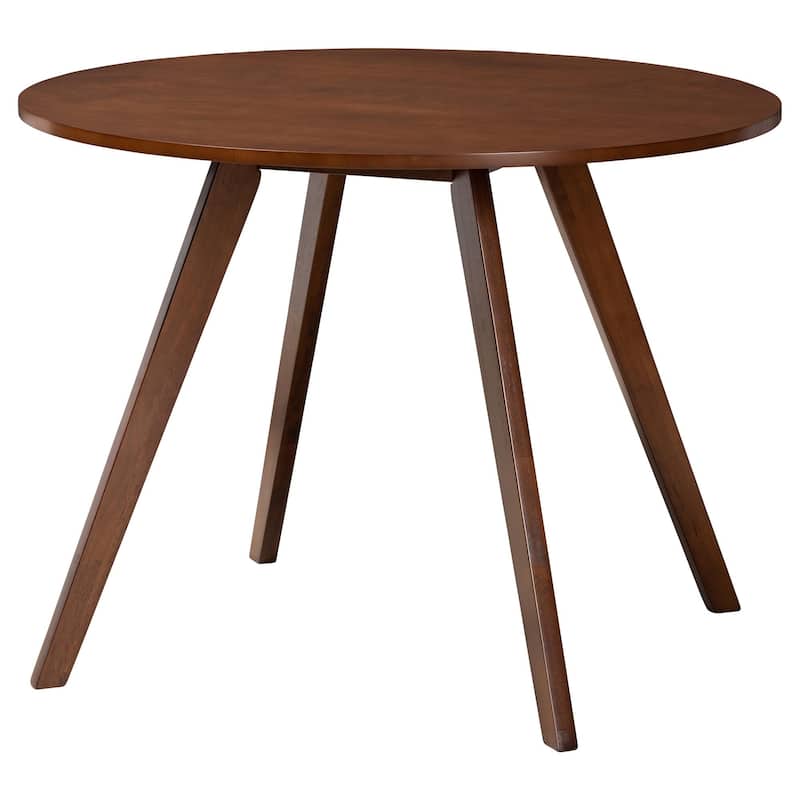 Reva Wood 5-Piece Dining Set - Mid-Century Modern Table with Matching Chairs for Dining Room or Kitchen