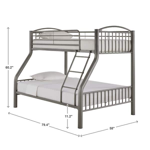 dimension image slide 1 of 3, Calexico VersaFlex Metal Bunk Bed by iNSPIRE Q Junior