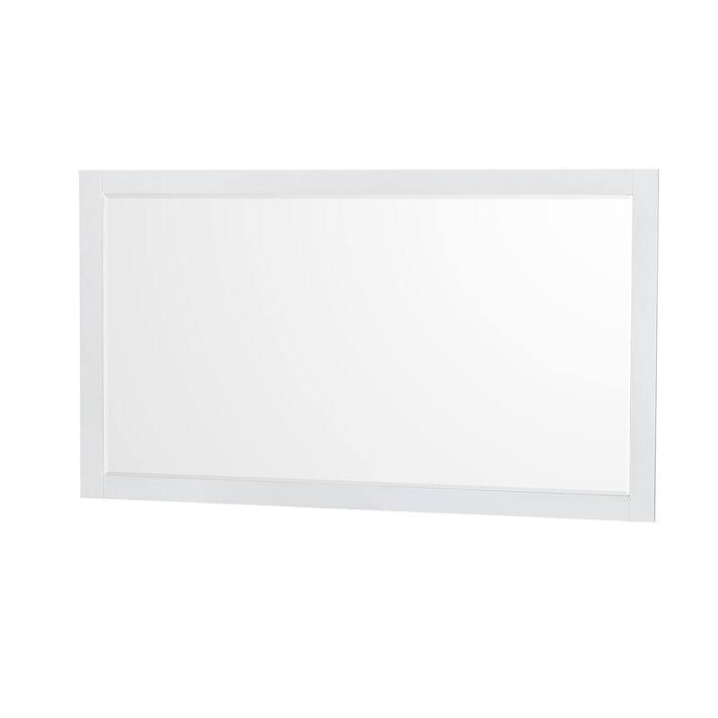 Wyndham Collection Sheffield 60" Hardwood Vanity Cabinet and Mirror -