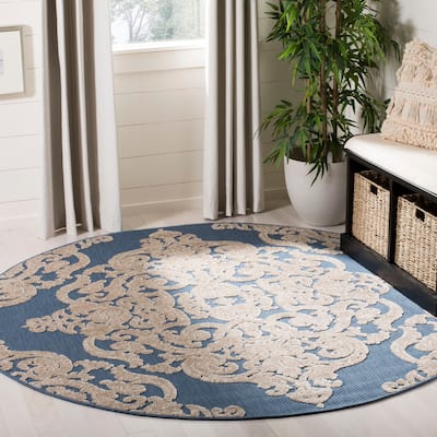 SAFAVIEH Monroe Theola Modern Indoor/ Outdoor Waterproof Rug
