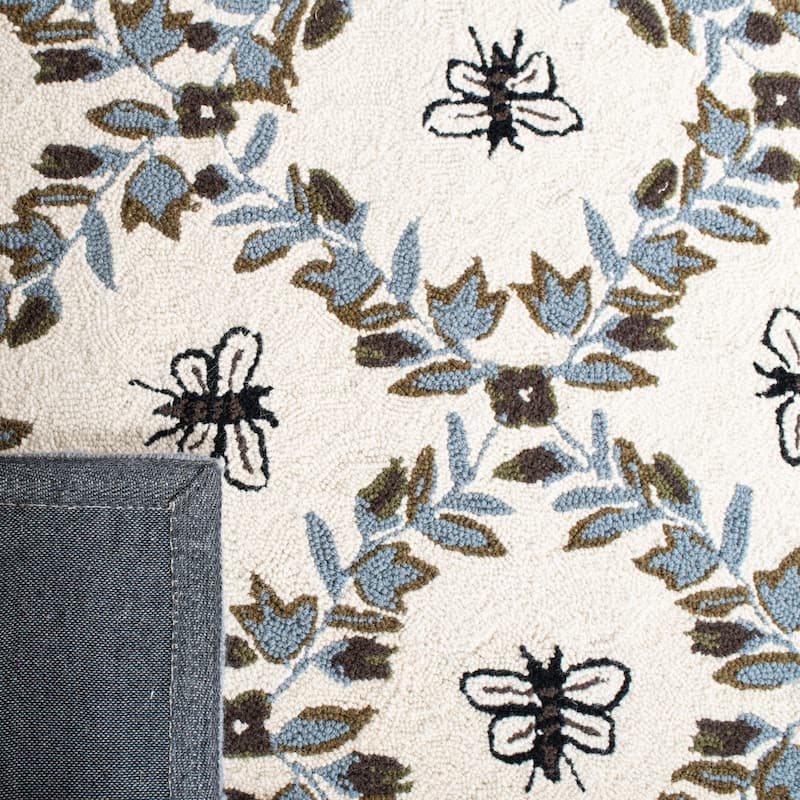 SAFAVIEH Handmade Chelsea Aubree French Country Trellis Wool Rug