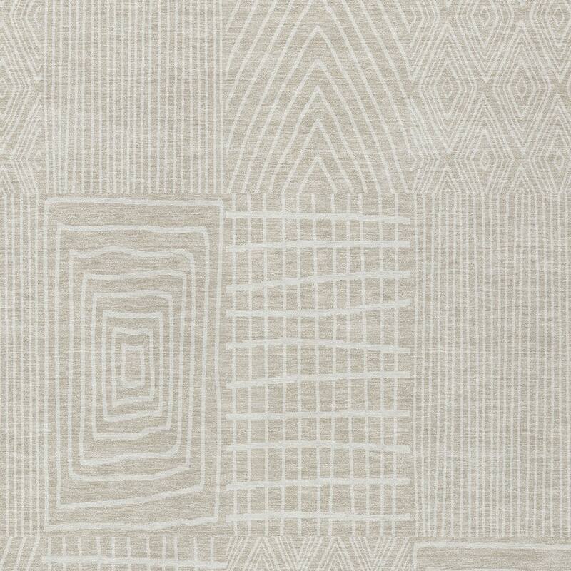 HomeRoots Geometric Transitional Rectangle Outdoor Rug