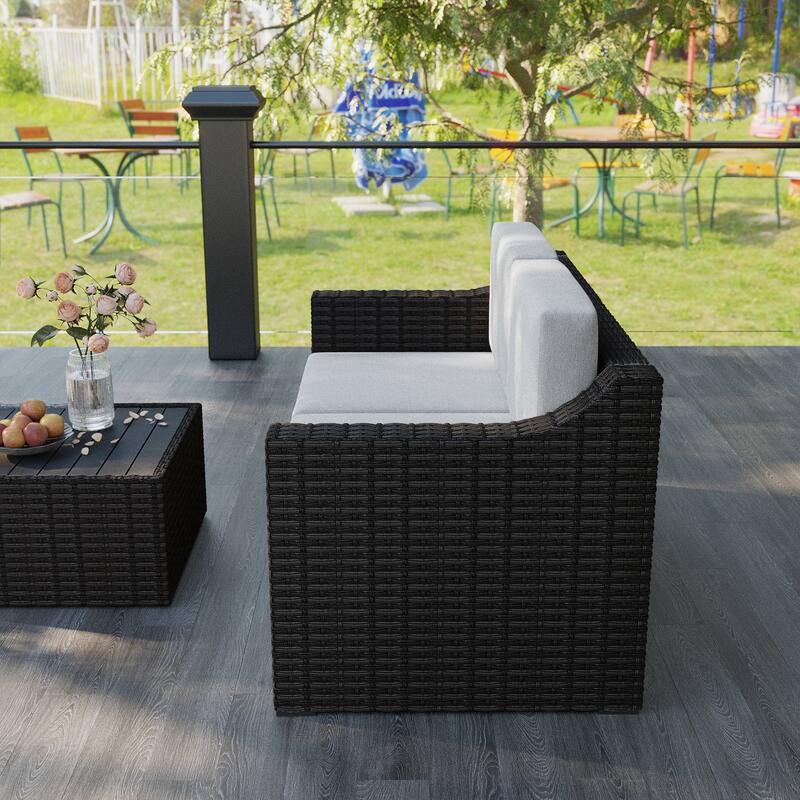 7 Piece Patio Sectional Conversation Set