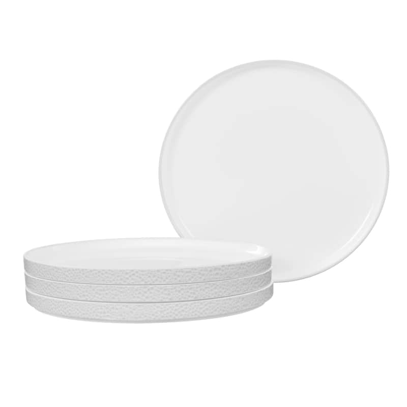 Noritake Colortex Stone Set Of 4 Stax Salad Plates, 7-1/2" - White