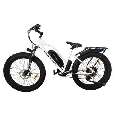 Experience the Ultimate OffRoad Adventure with Camouflage Electric Bike Detachable Battery & Rack Fat Tires included