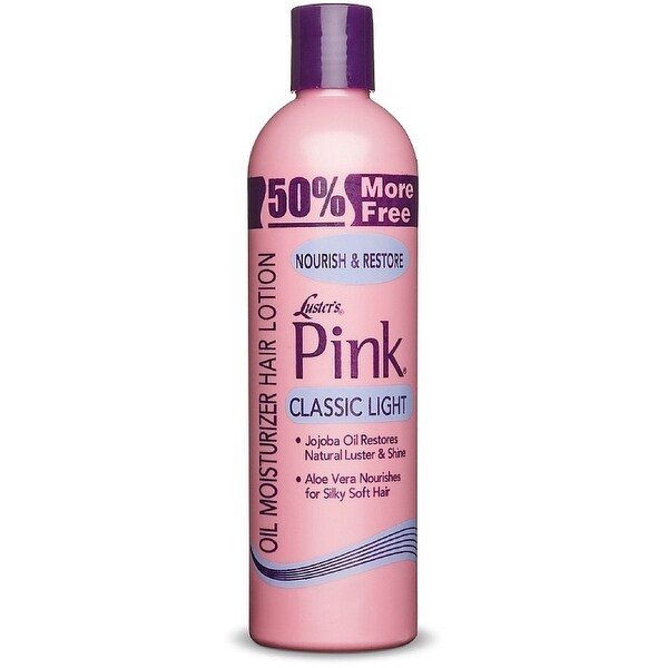 Luster's Pink Classic Light Oil Moisturizer Hair Lotion 8 oz 18652903