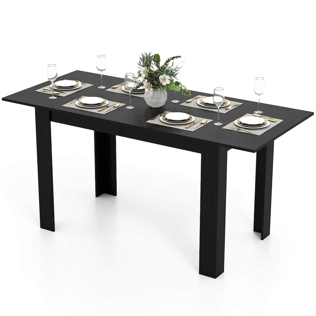 Costway 47”-62” Extendable Dining Table for 4-8 People for Dining Room - See Details