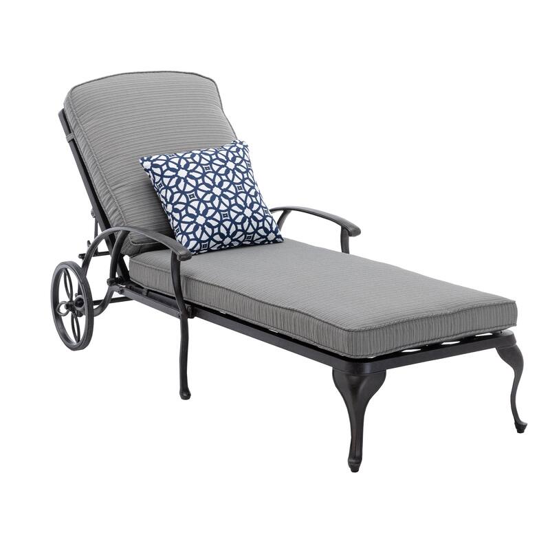 Aluminum Reclining Outdoor Chaise Lounge
