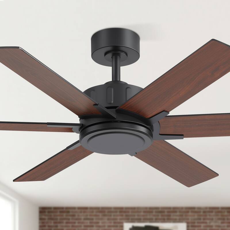 48/56/60 Inch Reversible Blade Ceiling Fan No Light with Remote Control