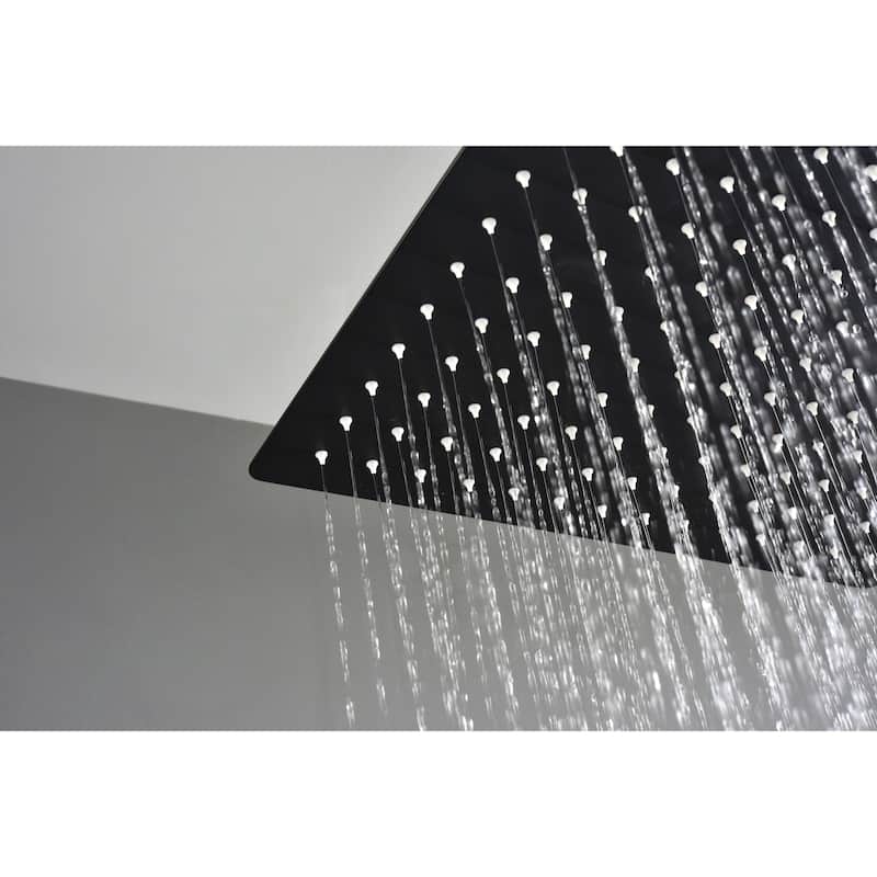 16" Matte Black Bathroom Luxury shower head