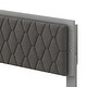 preview thumbnail 15 of 14, Queen Size Upholstered Bed with LED Lights and Velvet Headboard, White