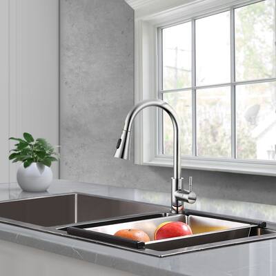 Topcraft Pulldown Spray Single Handle Kitchen Faucet