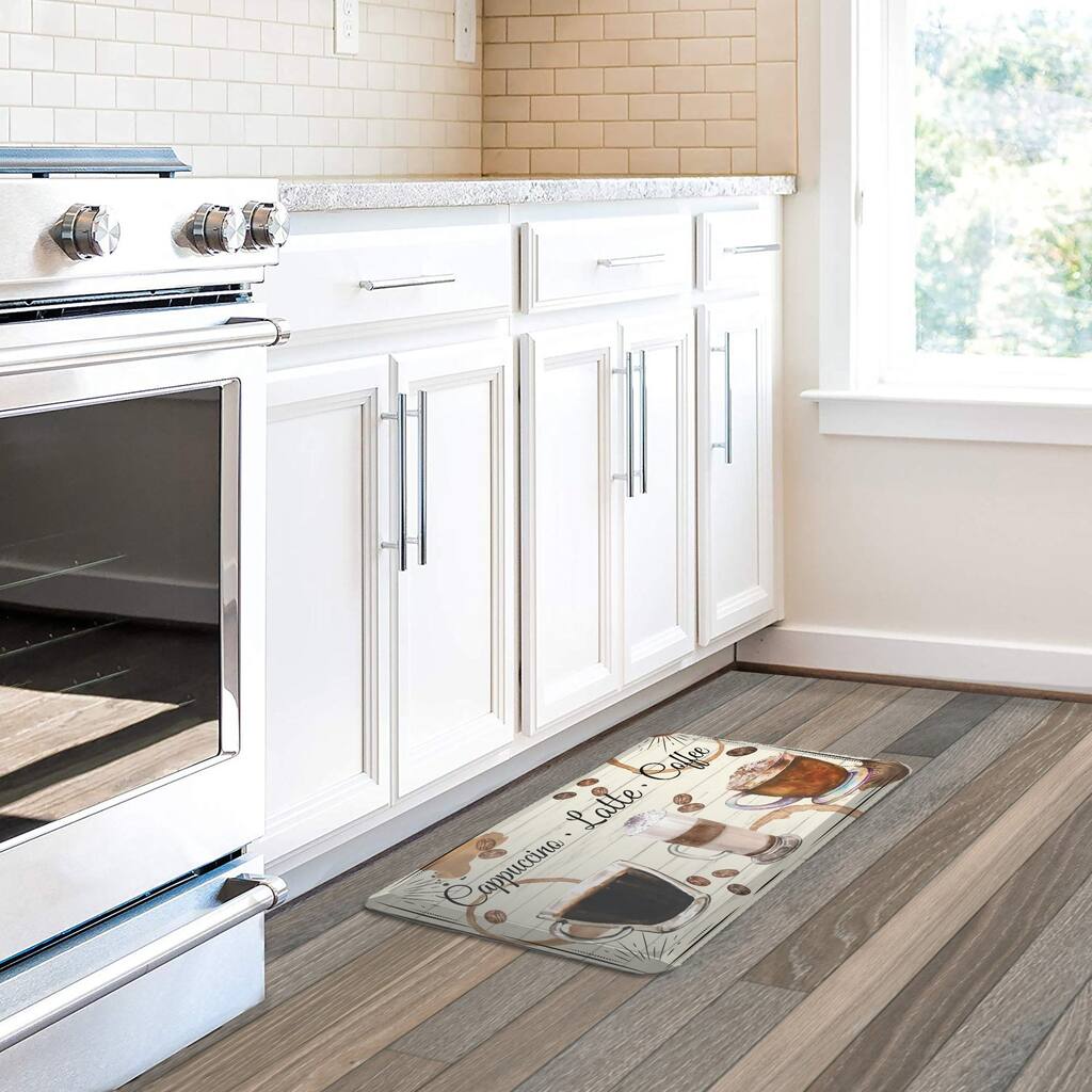 Laural Home Coffee Cafe 20" x 30" Kitchen Mat - 20" x 30"