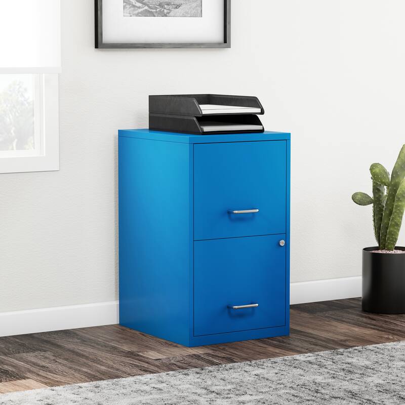 Space Solutions 18" Deep 2 Drawer Letter Width Vertical File Cabinet