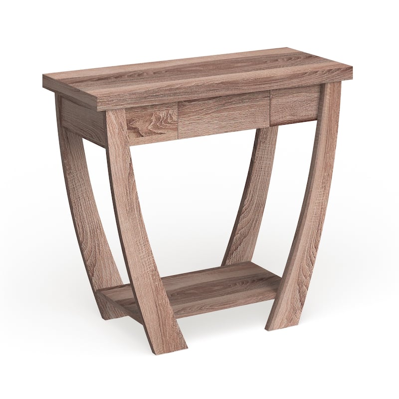 Cataraqui Borramora Modern 36-inch 1-Shelf Console Table by Copper Grove - Light Oak