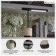 preview thumbnail 3 of 8, Signature Design by Ashley Vinmour Brown/Beige Desk Lamp - 15.63" W x 5.25" D x 17" H