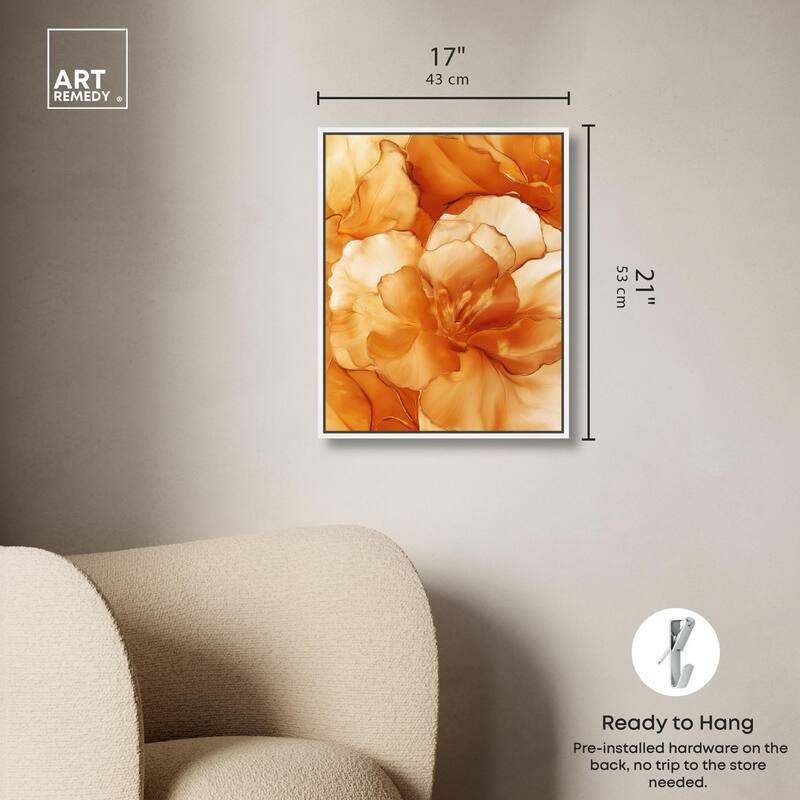 Sunlit Bloom I Canvas by Art Remedy
