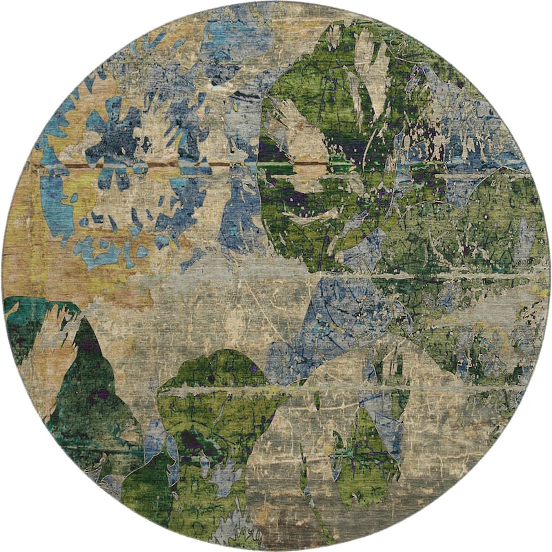 Premium Washable Super Soft Solid Abstract Mayfield Rug