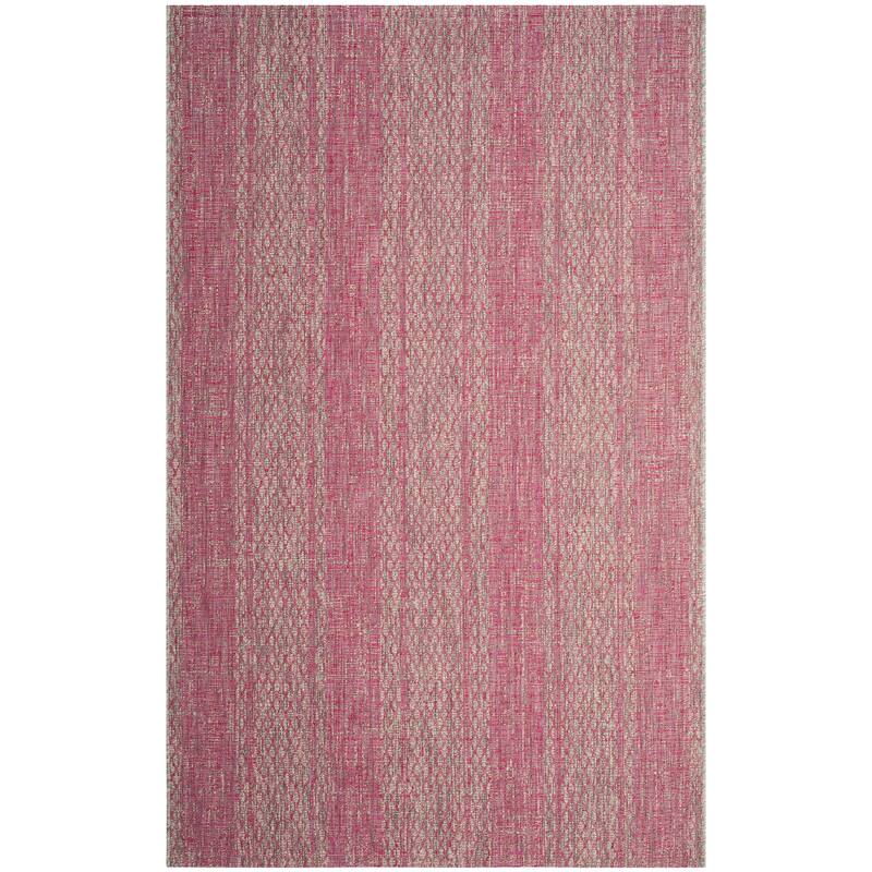 SAFAVIEH Courtyard Nanci Stripe Indoor/ Outdoor Waterproof Patio Backyard Rug