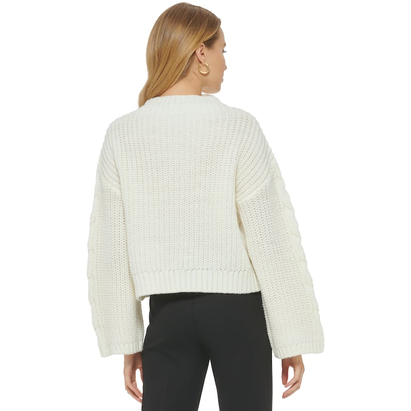 DKNY Oversized Cable Knit Sweater