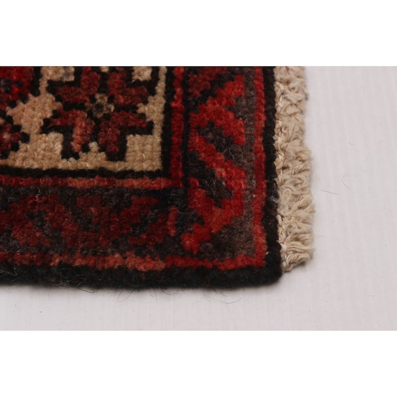 ECARPETGALLERY Hand-knotted Anadol Red Wool Rug - 3'3 x 10'0