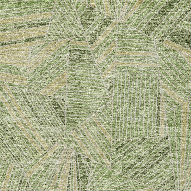 HomeRoots Geometric Transitional Rectangle Outdoor Rug