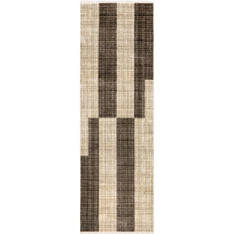 Cedarwood Fringed Area Rug