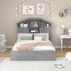 preview thumbnail 13 of 20, Full Size Wood Platform Bed with Storage Headboard and 2 Drawers