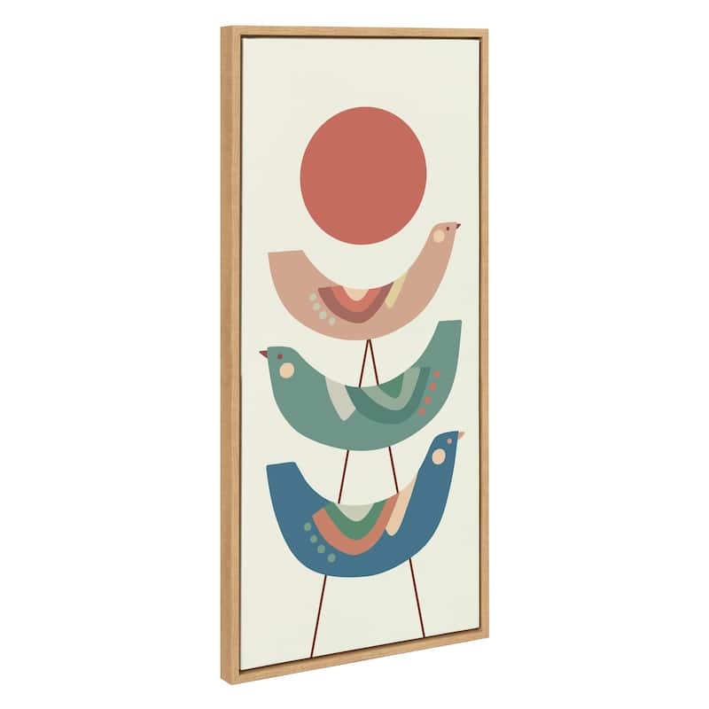 Kate and Laurel Sylvie Under Sun Canvas by Rachel Lee of My Dream Wall